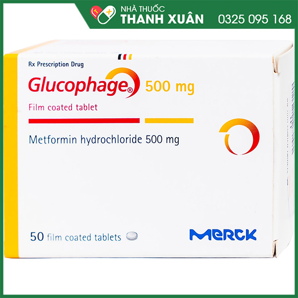 Thuốc Glucophage 500mg trị tiểu đường tuýp II